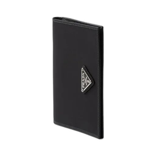 Prada Triangle-Logo Bi-Fold Wallet