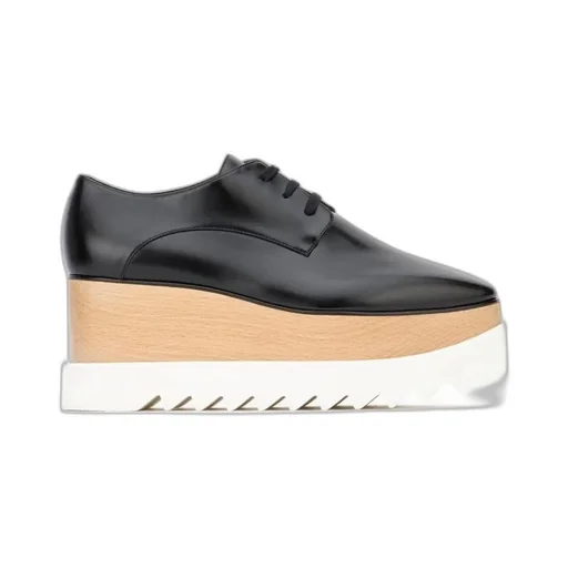 Stella Mccartney Elyse Lace-Up Platform Shoes