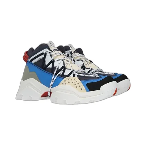 Kenzo Inka Color-Block Lace Up Sneakers