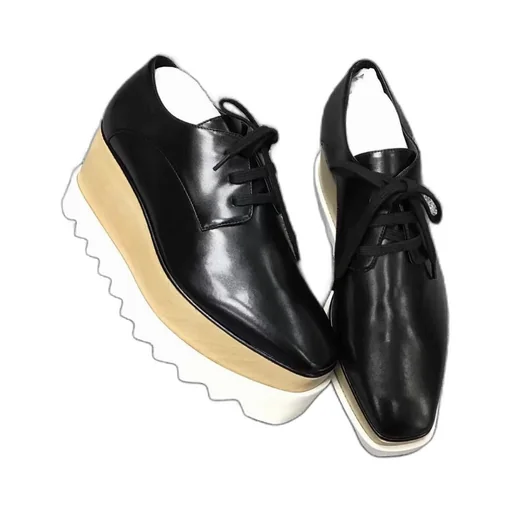 Stella Mccartney Elyse Lace-Up Platform Shoes