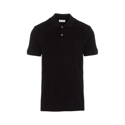 Alexander Mcqueen Skull Patch Polo Shirt