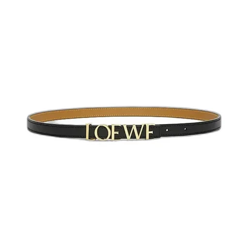 Loewe Logo Lettering Buckle Belt
