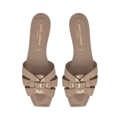 Saint Laurent Tribute Open Toe Mules