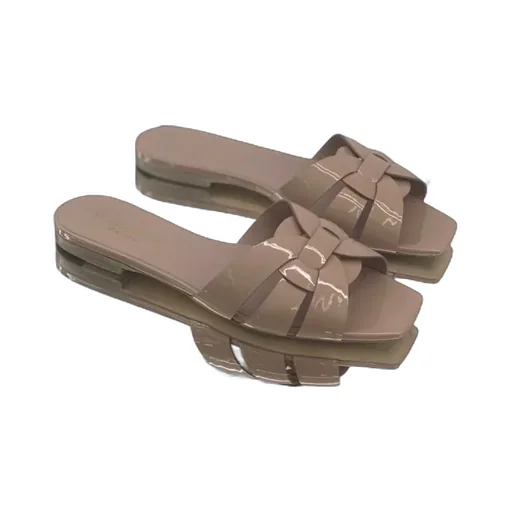 Saint Laurent Tribute Open Toe Mules