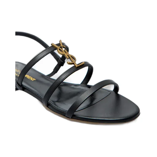 Saint Laurent Cassandra Flat Sandals
