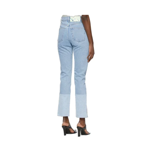 High-Rise Straight-Leg Jeans