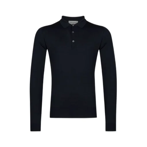 John Smedley Belper Long-Sleeved Polo Shirt