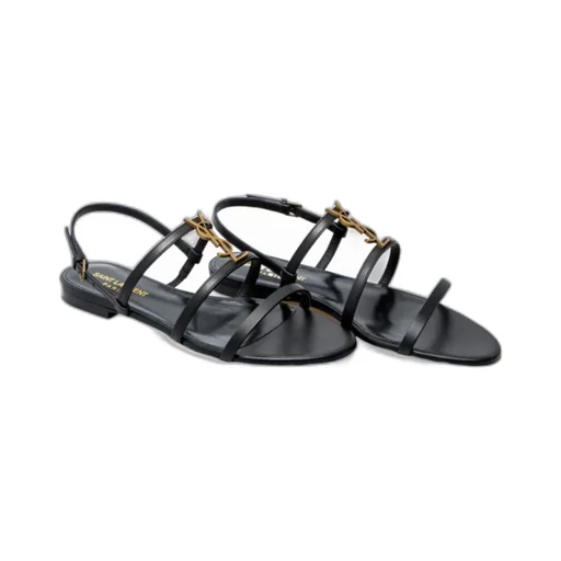Saint Laurent Cassandra Flat Sandals