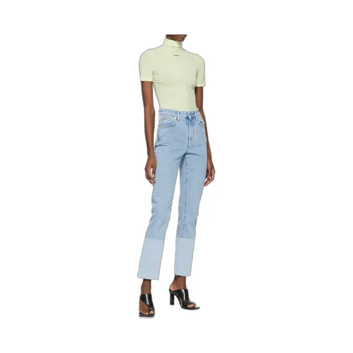 High-Rise Straight-Leg Jeans