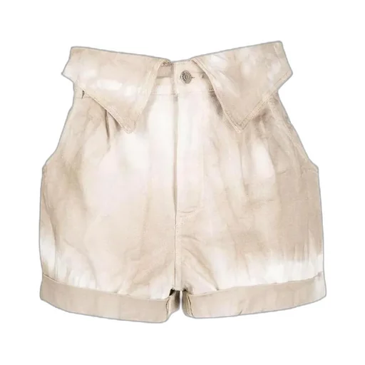 Stella Mccartney Folded Waistband Denim Shorts