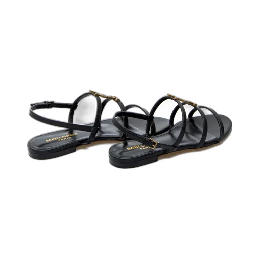 Saint Laurent Cassandra Flat Sandals