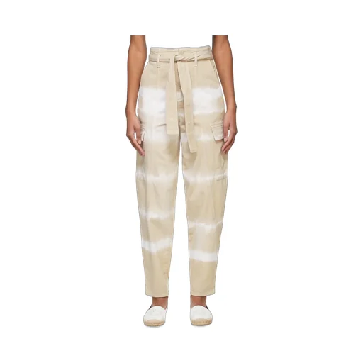 Stella Mccartney Tie-Dye Belted Cargo Pants