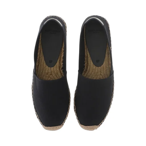 Saint Laurent Logo Embroidered Slip-On Espadrilles