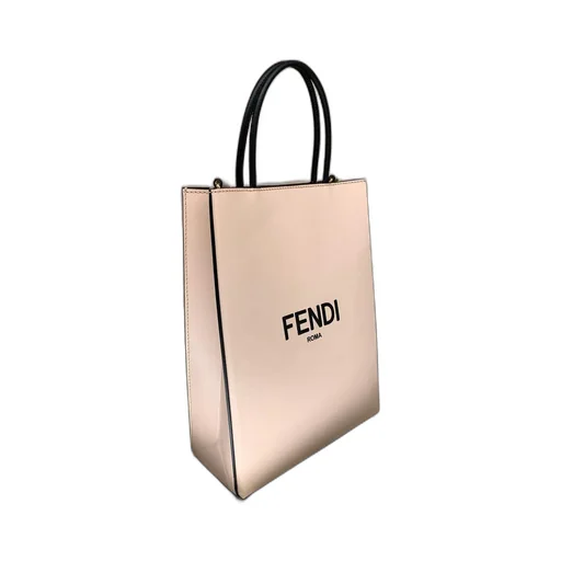 Small Logo Print Shopping Bag