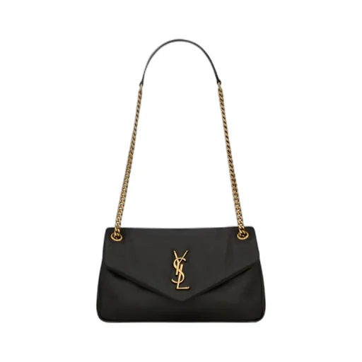 Saint Laurent Calypso Logo Plaque Shoulder Bag