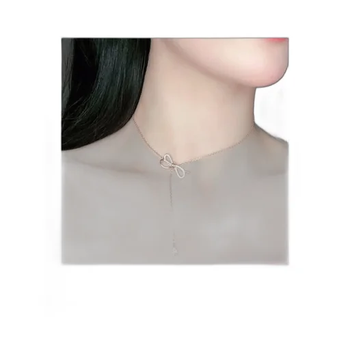 Bow Tie Pendant Necklace