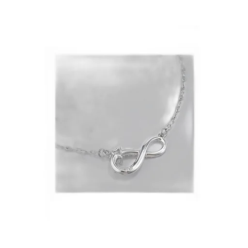 Swarovski White Endless Symbol Necklace 5520576
