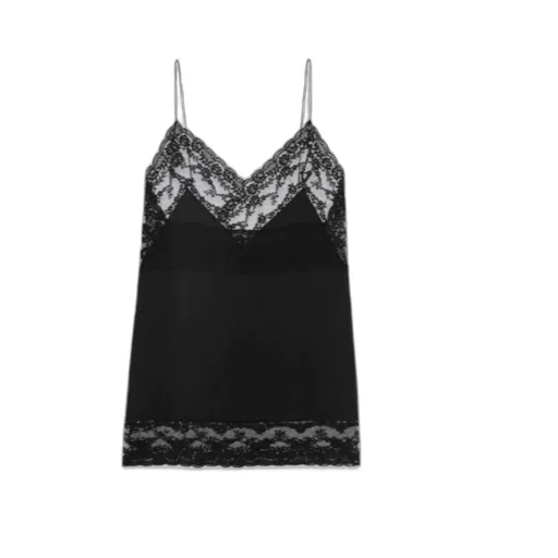 Saint Laurent Lace Detail Nightgown