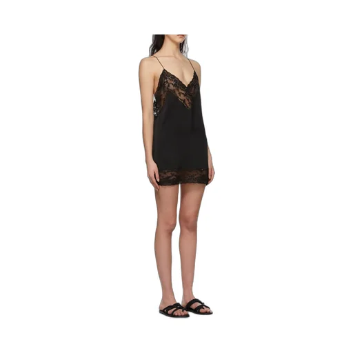 Saint Laurent Lace Detail Nightgown