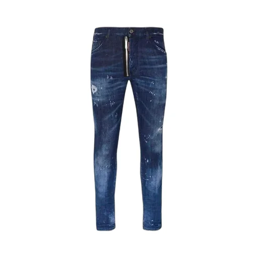 Cool Guy Distressed Straight-Leg Jeans