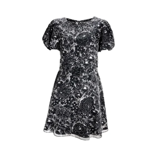 Jacquard Mini Dress