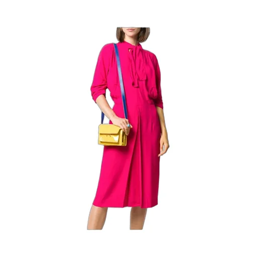 Marni Crepe Envers Satin Dress
