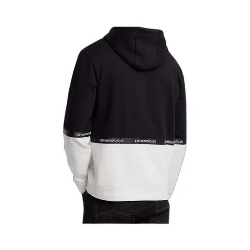 Color Matching Hooded Hoodie