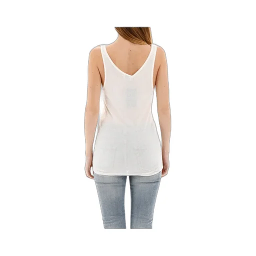 Saint Laurent Sleeveless Ribbed Tank Top