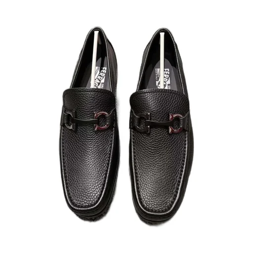 Salvatore Ferragamo Gancini Ornament Loafers