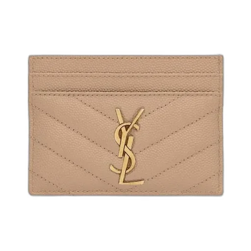 Saint Laurent Cassandre Matelass Card Case