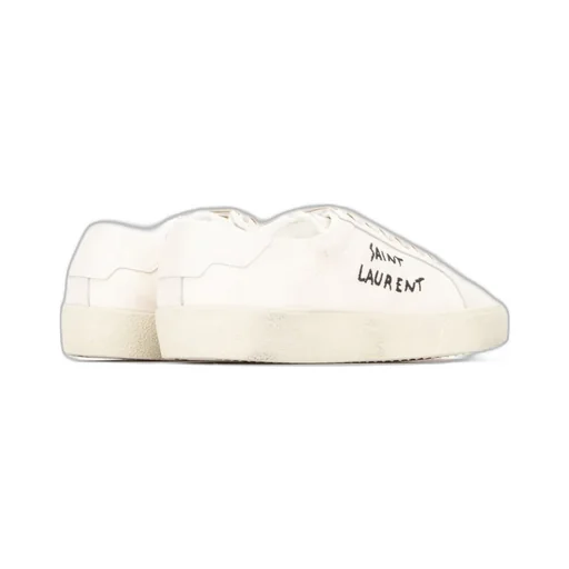 Court Classic Sl/06 Embroidered Sneakers In Fabric And Leather