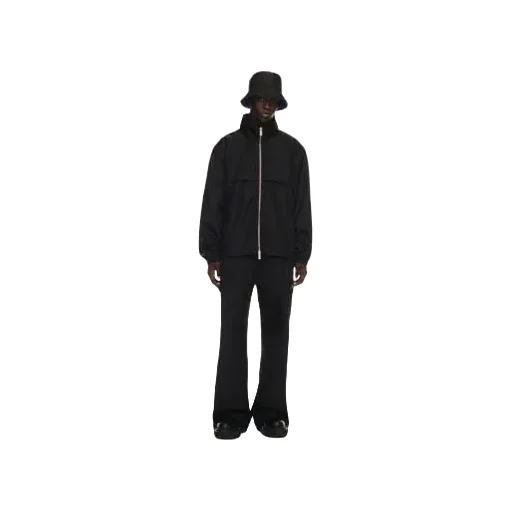 Off-White Mid-Rise Straight Leg Trousers