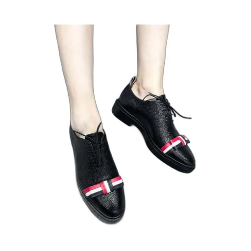 Thom Browne Bow Wholecut Oxford Shoes