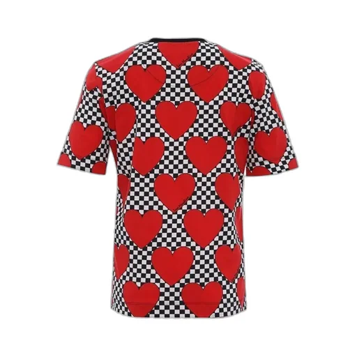 Checkered Love Printed T-Shirt