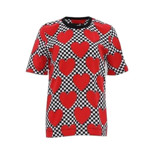 Checkered Love Printed T-Shirt