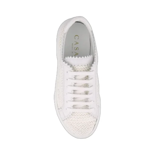 Casadei Off Road Woven Lace-Up Sneakers
