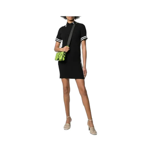 Off-White Short Sleeved Knitted Dress