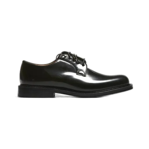 Black Lace-Up Business Dress Shoes