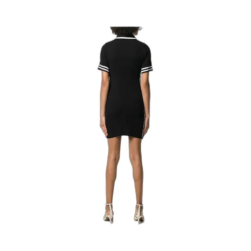Off-White Short Sleeved Knitted Dress