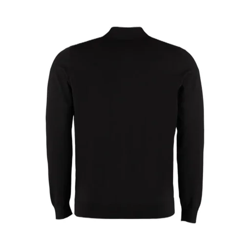Fine-Knit Polo Shirt