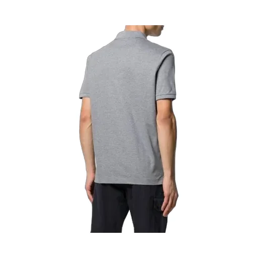Polo Shirt With Logo Sticker Cloth