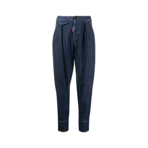 Dsquared2 High-Waist Balloon-Leg Jeans