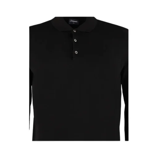 Fine-Knit Polo Shirt