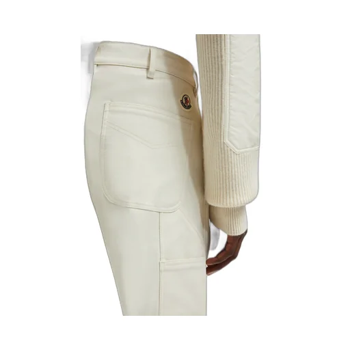 Moncler Logo Patch Straight Leg Trousers