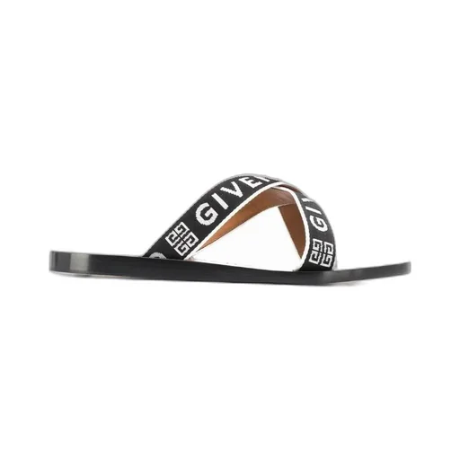 Logo-Strap Flat Sandals