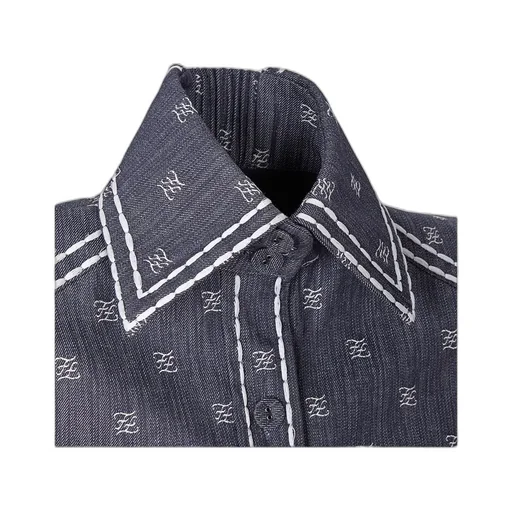 Karligraphy Motif Shirt Dress