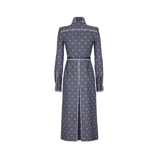 Karligraphy Motif Shirt Dress