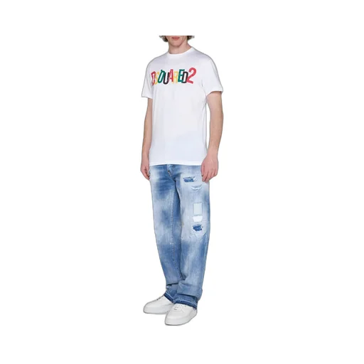 Dsquared2 Logo Printed Crewneck T-Shirt