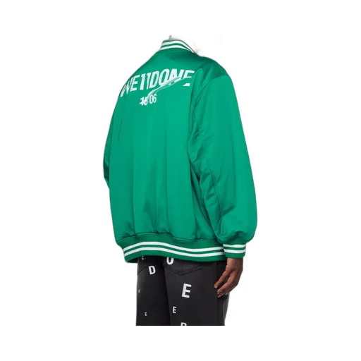 Logo-Print Bomber Jacket