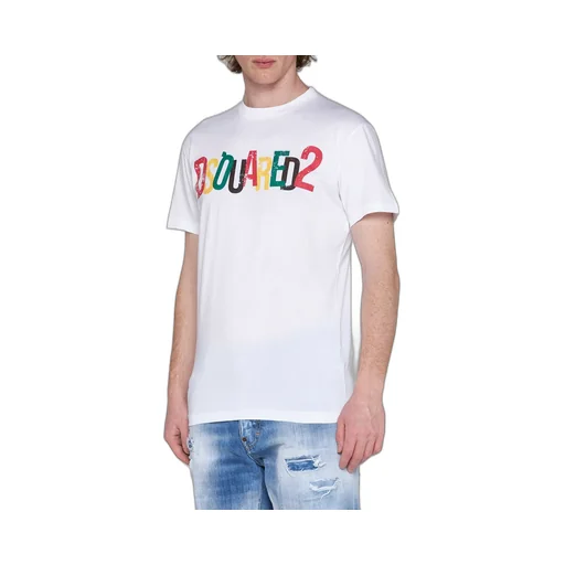 Dsquared2 Logo Printed Crewneck T-Shirt